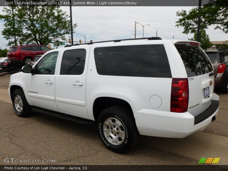 Summit White / Light Cashmere/Ebony 2007 Chevrolet Suburban 1500 LT 4x4