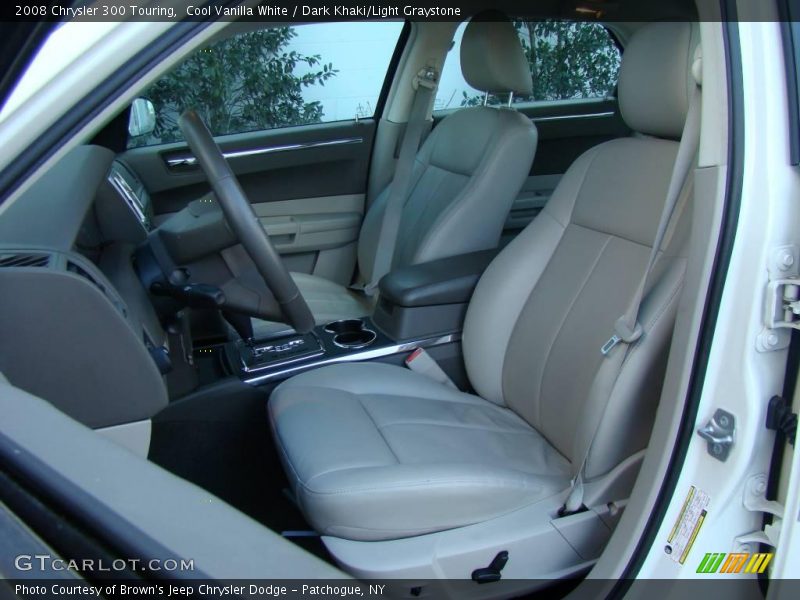 Cool Vanilla White / Dark Khaki/Light Graystone 2008 Chrysler 300 Touring