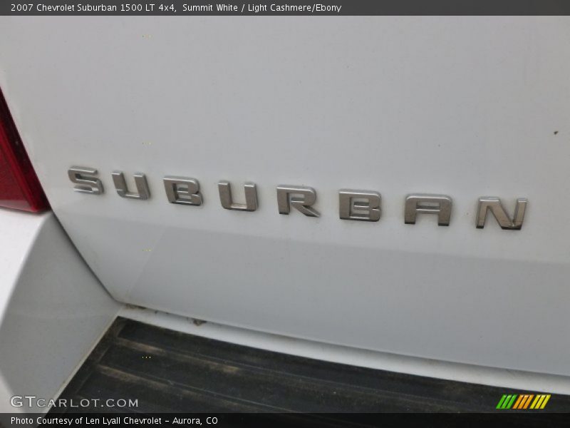 Summit White / Light Cashmere/Ebony 2007 Chevrolet Suburban 1500 LT 4x4