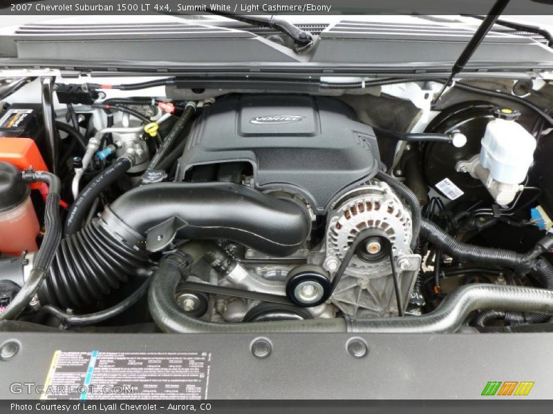 Summit White / Light Cashmere/Ebony 2007 Chevrolet Suburban 1500 LT 4x4