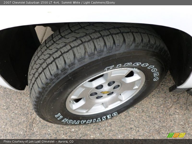 Summit White / Light Cashmere/Ebony 2007 Chevrolet Suburban 1500 LT 4x4