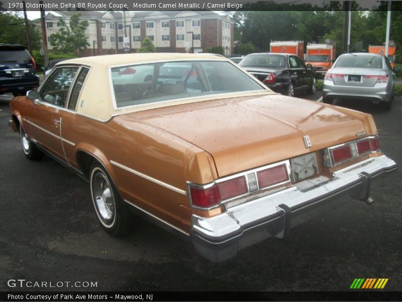 Medium Camel Metallic / Camel Beige 1978 Oldsmobile Delta 88 Royale Coupe