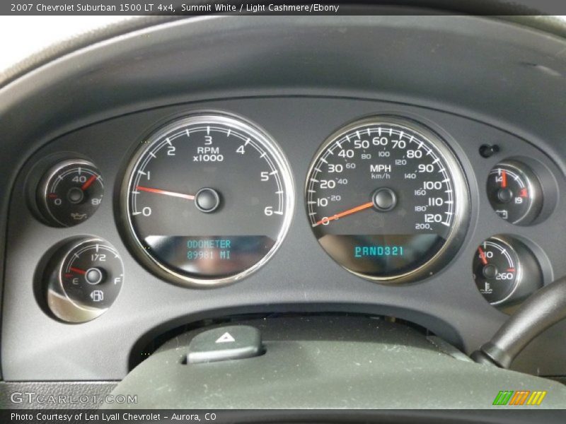 Summit White / Light Cashmere/Ebony 2007 Chevrolet Suburban 1500 LT 4x4