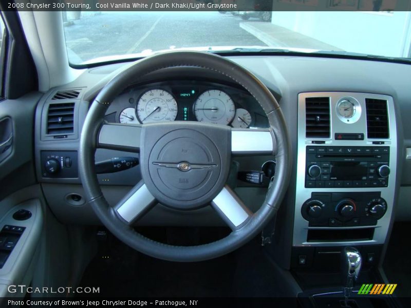 Cool Vanilla White / Dark Khaki/Light Graystone 2008 Chrysler 300 Touring