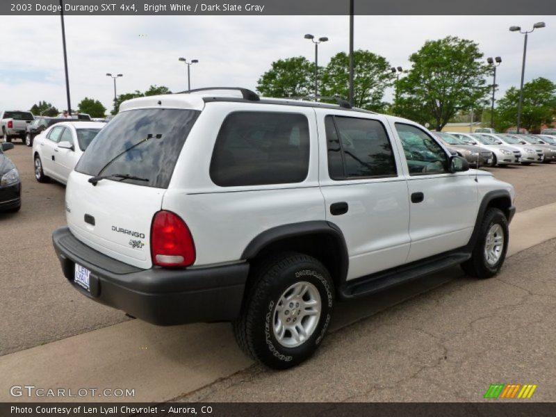 Bright White / Dark Slate Gray 2003 Dodge Durango SXT 4x4