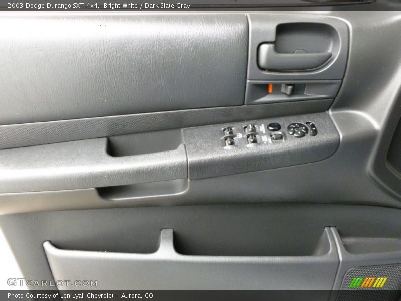 Bright White / Dark Slate Gray 2003 Dodge Durango SXT 4x4