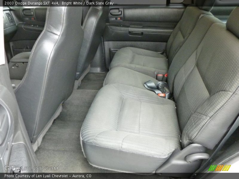 Bright White / Dark Slate Gray 2003 Dodge Durango SXT 4x4