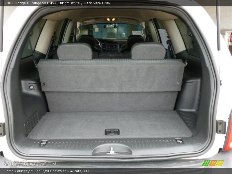 Bright White / Dark Slate Gray 2003 Dodge Durango SXT 4x4