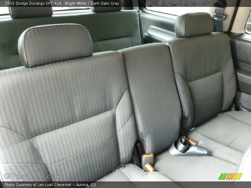 Bright White / Dark Slate Gray 2003 Dodge Durango SXT 4x4
