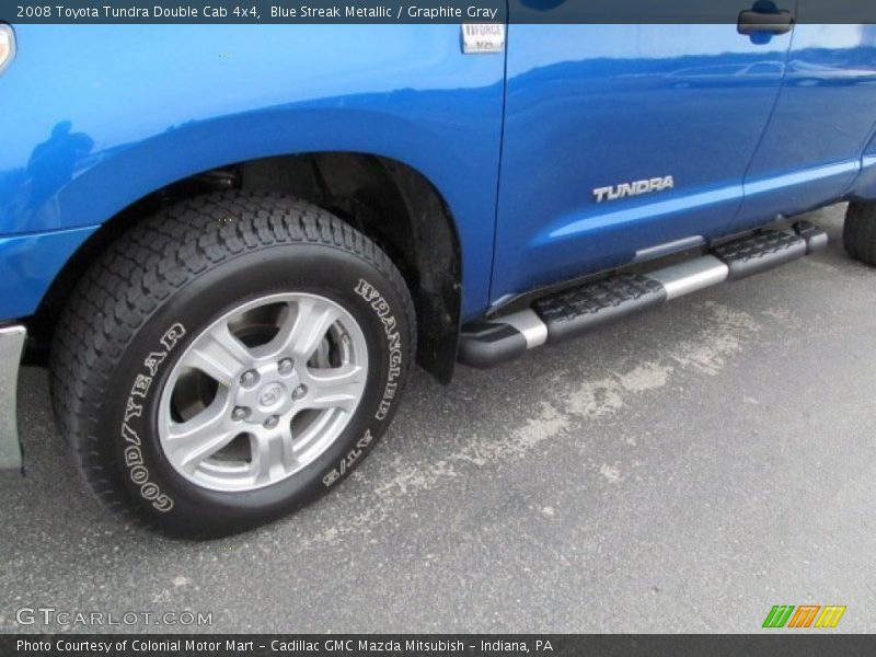 Blue Streak Metallic / Graphite Gray 2008 Toyota Tundra Double Cab 4x4