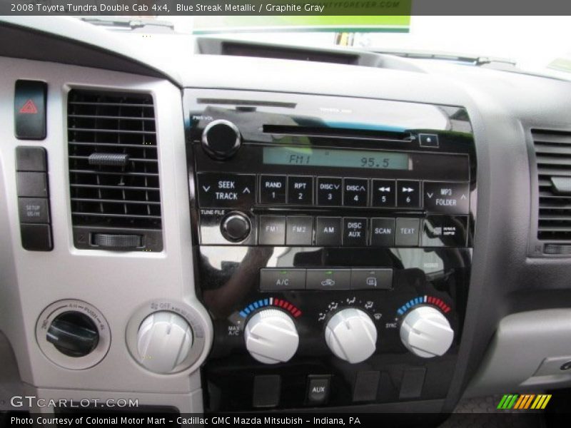 Blue Streak Metallic / Graphite Gray 2008 Toyota Tundra Double Cab 4x4