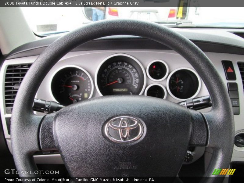 Blue Streak Metallic / Graphite Gray 2008 Toyota Tundra Double Cab 4x4