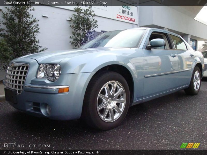 Clearwater Blue Pearl / Dark Slate Gray 2008 Chrysler 300 Limited
