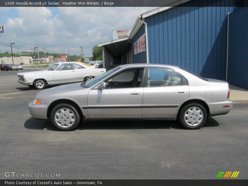 Heather Mist Metallic / Beige 1996 Honda Accord LX Sedan