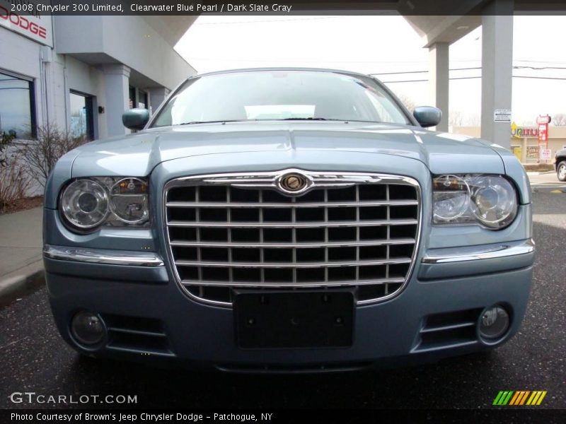 Clearwater Blue Pearl / Dark Slate Gray 2008 Chrysler 300 Limited