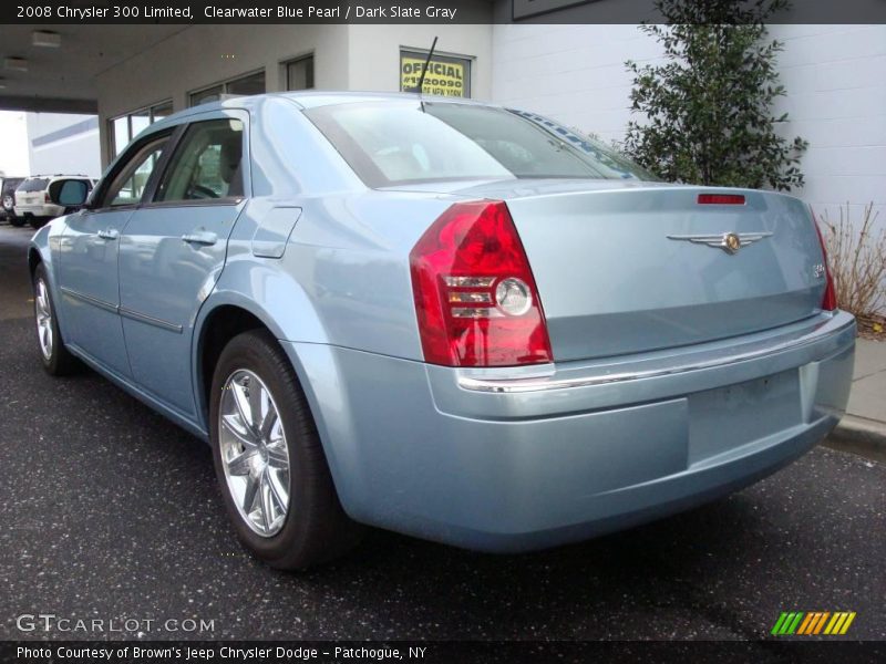 Clearwater Blue Pearl / Dark Slate Gray 2008 Chrysler 300 Limited