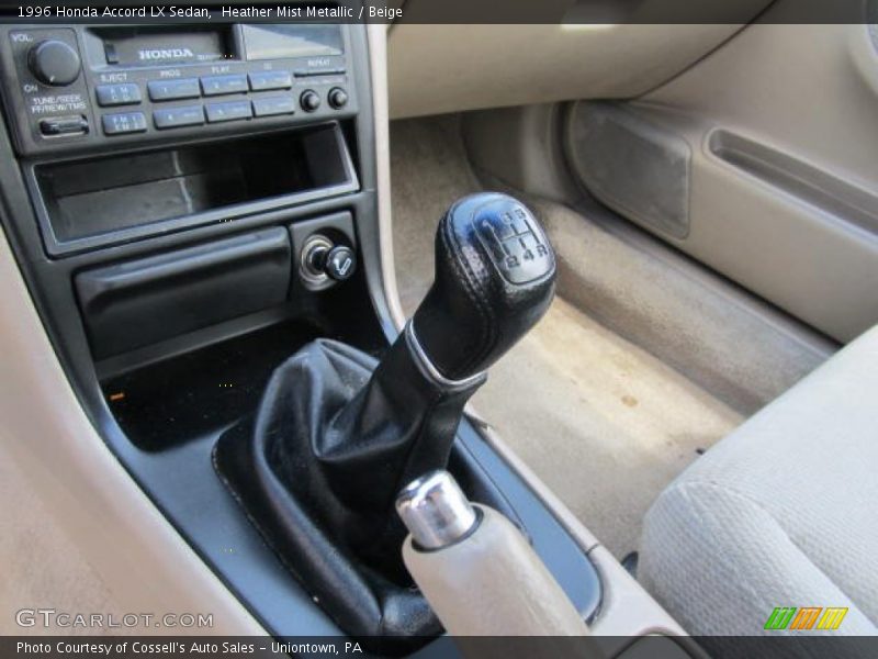 1996 Accord LX Sedan 5 Speed Manual Shifter