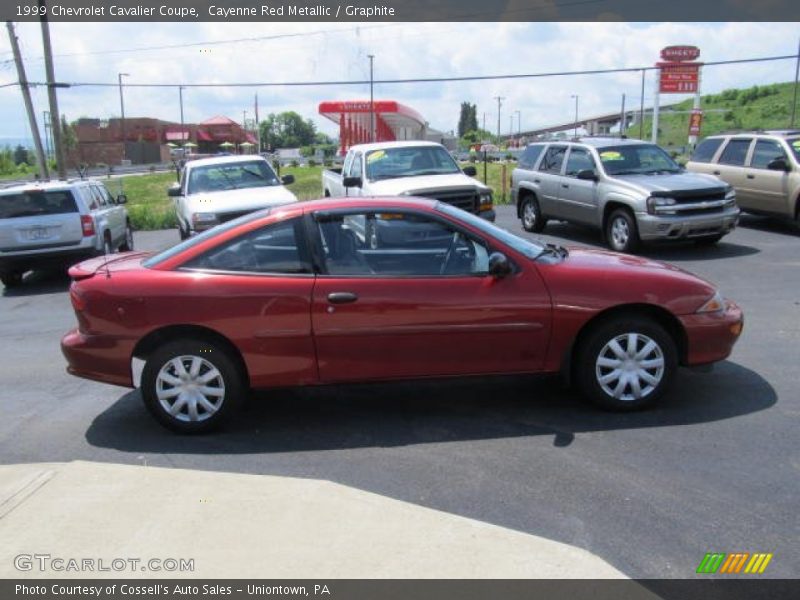 Cayenne Red Metallic / Graphite 1999 Chevrolet Cavalier Coupe