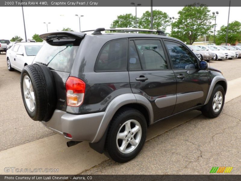 Graphite Gray Pearl / Gray 2003 Toyota RAV4 4WD