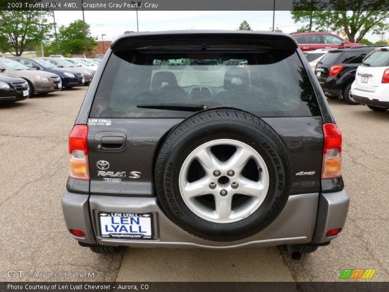 Graphite Gray Pearl / Gray 2003 Toyota RAV4 4WD