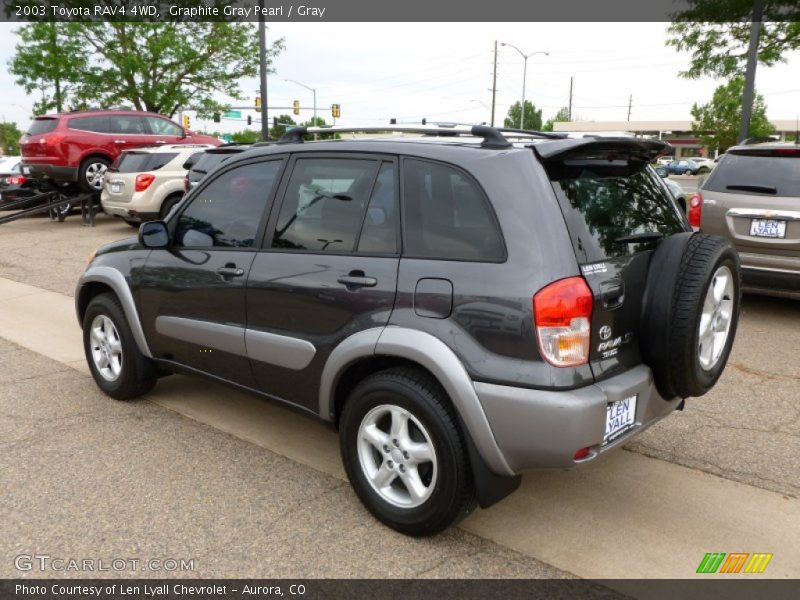 Graphite Gray Pearl / Gray 2003 Toyota RAV4 4WD