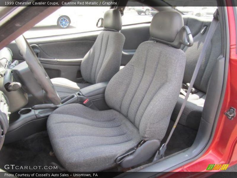 Cayenne Red Metallic / Graphite 1999 Chevrolet Cavalier Coupe