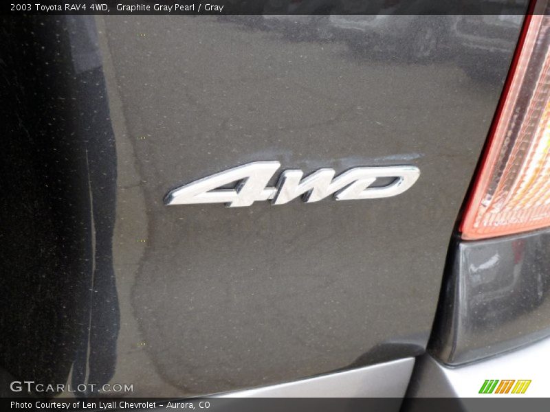 Graphite Gray Pearl / Gray 2003 Toyota RAV4 4WD
