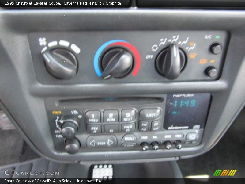 Cayenne Red Metallic / Graphite 1999 Chevrolet Cavalier Coupe