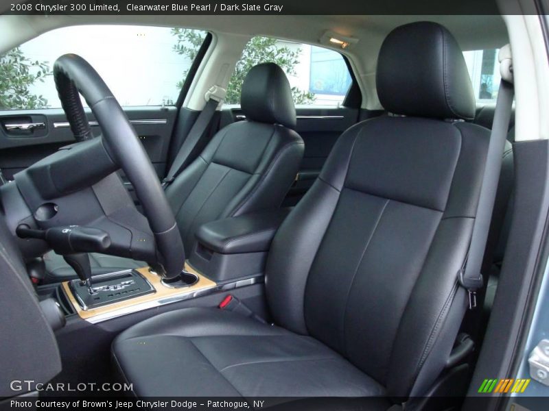 Clearwater Blue Pearl / Dark Slate Gray 2008 Chrysler 300 Limited