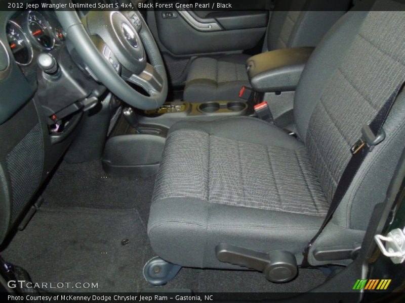 Black Forest Green Pearl / Black 2012 Jeep Wrangler Unlimited Sport S 4x4