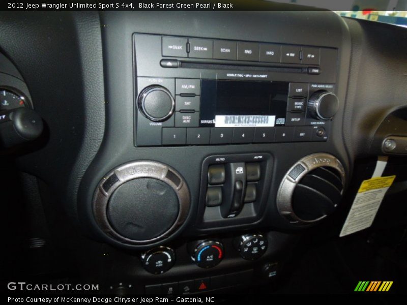 Black Forest Green Pearl / Black 2012 Jeep Wrangler Unlimited Sport S 4x4