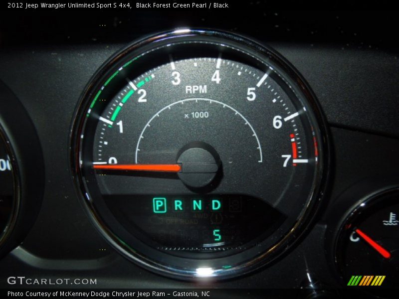 Black Forest Green Pearl / Black 2012 Jeep Wrangler Unlimited Sport S 4x4