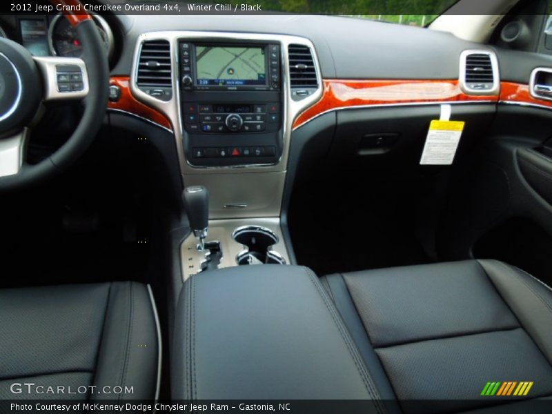 Winter Chill / Black 2012 Jeep Grand Cherokee Overland 4x4
