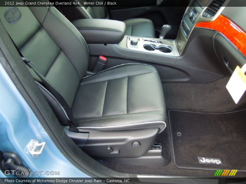 Winter Chill / Black 2012 Jeep Grand Cherokee Overland 4x4