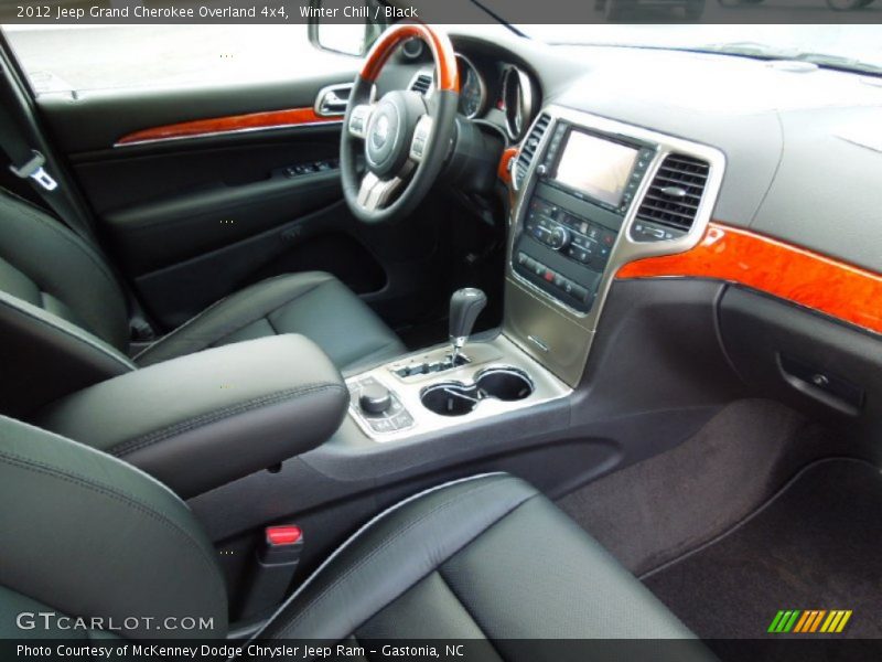 Winter Chill / Black 2012 Jeep Grand Cherokee Overland 4x4