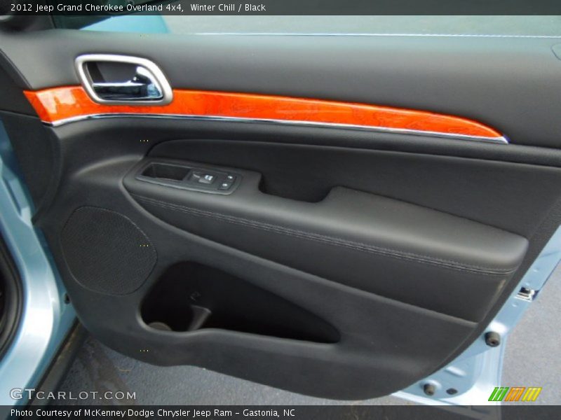 Winter Chill / Black 2012 Jeep Grand Cherokee Overland 4x4