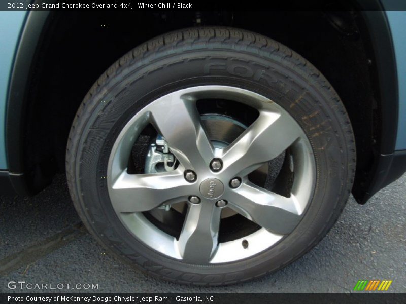 Winter Chill / Black 2012 Jeep Grand Cherokee Overland 4x4