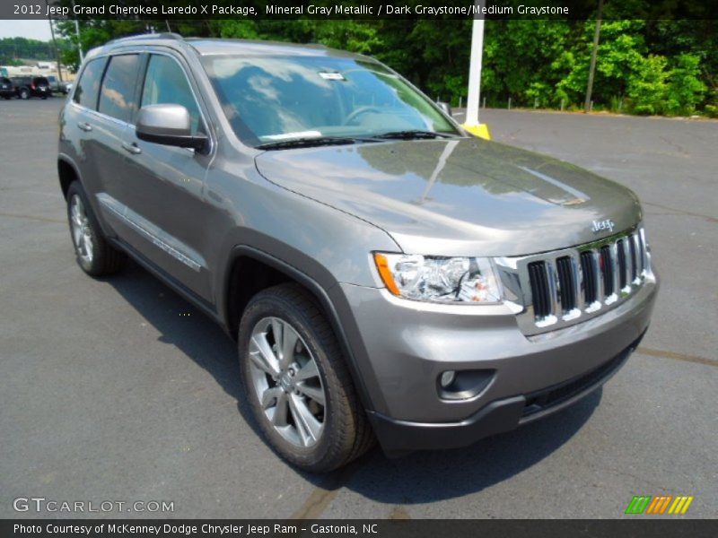 Mineral Gray Metallic / Dark Graystone/Medium Graystone 2012 Jeep Grand Cherokee Laredo X Package