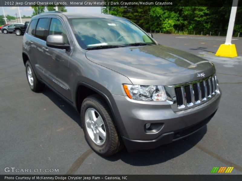 Mineral Gray Metallic / Dark Graystone/Medium Graystone 2012 Jeep Grand Cherokee Laredo