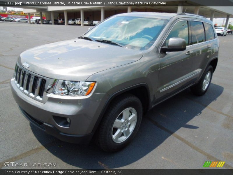 Mineral Gray Metallic / Dark Graystone/Medium Graystone 2012 Jeep Grand Cherokee Laredo