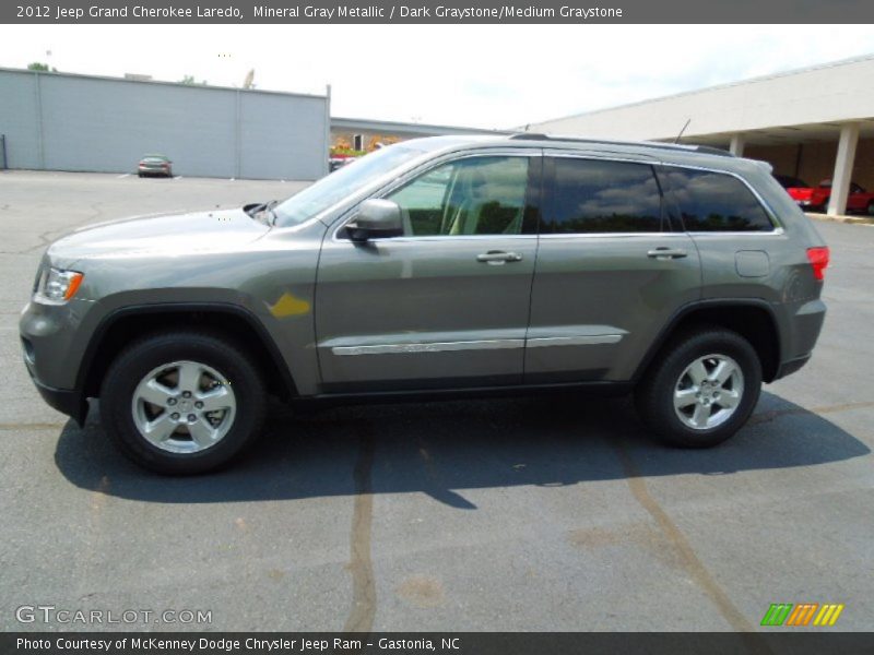 Mineral Gray Metallic / Dark Graystone/Medium Graystone 2012 Jeep Grand Cherokee Laredo