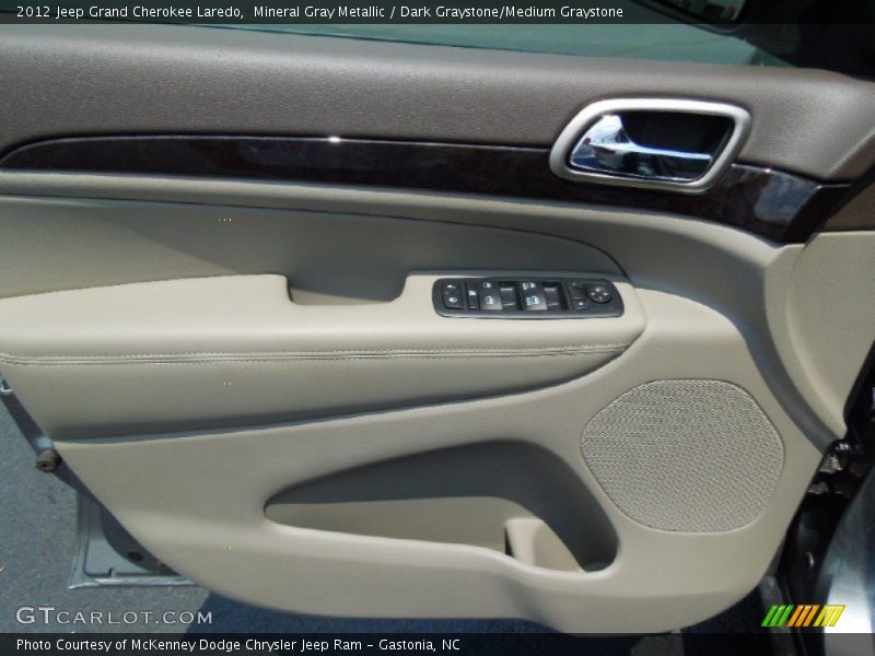 Mineral Gray Metallic / Dark Graystone/Medium Graystone 2012 Jeep Grand Cherokee Laredo