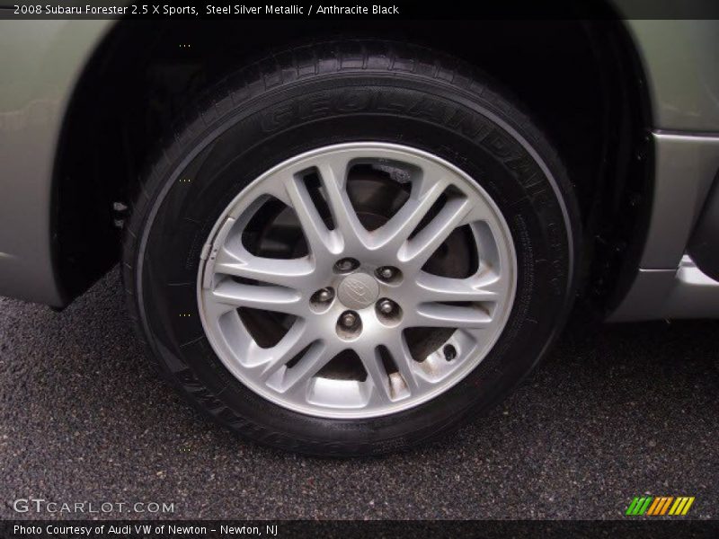 Steel Silver Metallic / Anthracite Black 2008 Subaru Forester 2.5 X Sports