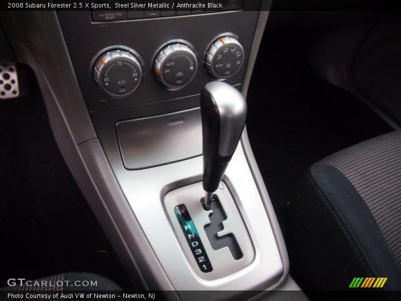 Steel Silver Metallic / Anthracite Black 2008 Subaru Forester 2.5 X Sports