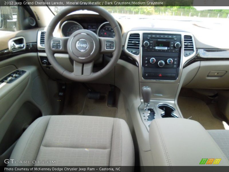 Mineral Gray Metallic / Dark Graystone/Medium Graystone 2012 Jeep Grand Cherokee Laredo