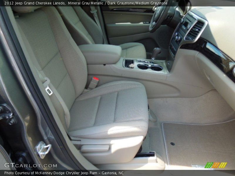 Mineral Gray Metallic / Dark Graystone/Medium Graystone 2012 Jeep Grand Cherokee Laredo
