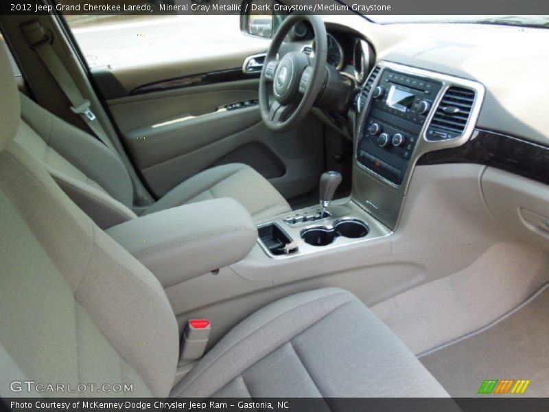 Mineral Gray Metallic / Dark Graystone/Medium Graystone 2012 Jeep Grand Cherokee Laredo