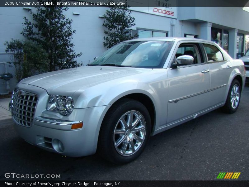 Bright Silver Metallic / Dark Slate Gray 2008 Chrysler 300 C HEMI