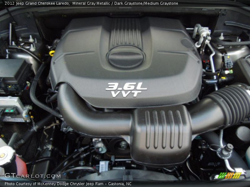 Mineral Gray Metallic / Dark Graystone/Medium Graystone 2012 Jeep Grand Cherokee Laredo