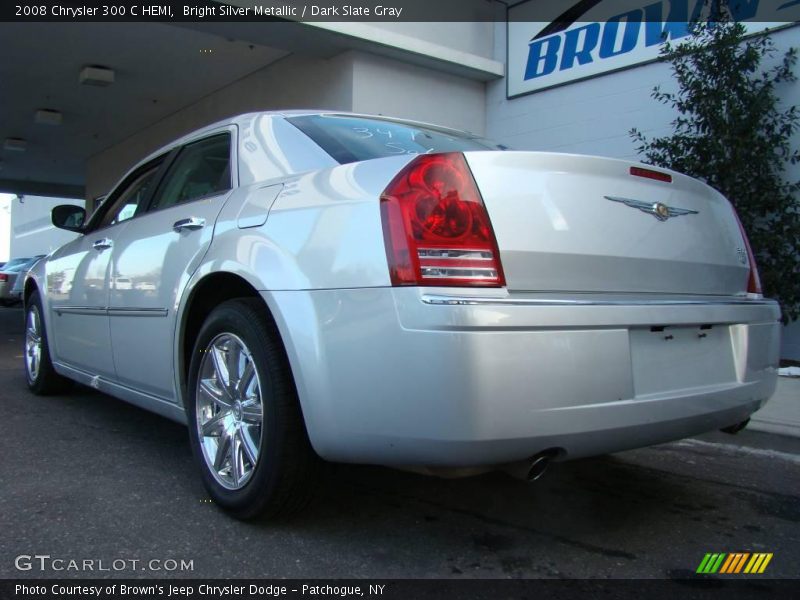Bright Silver Metallic / Dark Slate Gray 2008 Chrysler 300 C HEMI